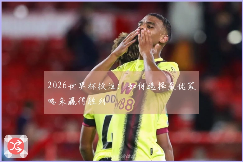 2026世界杯投注：如何选择最优策略来赢得胜利